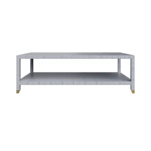 george coffeetable rectangulear blue